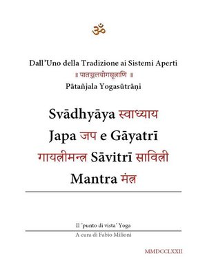 cover image of Svadhyaya Japa e Gayatri Savitri Mantra